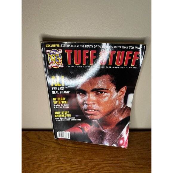 MARCH 1993 TUFF STUFF PRICE GUIDE Muhammad ALI COVER - Picture 1 of 3